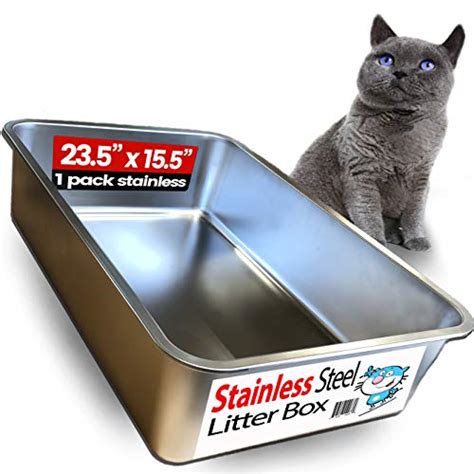 benefits of stainless steel litter box|stainless steel litter box pros.